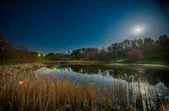 Cornell University Plantations Arboretum long exposure HDR.