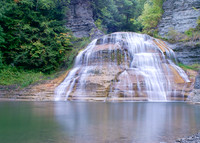 Treman state park and waterfalls
