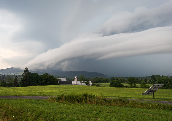 This is a storm front that came in around 5 today in the Ellis Hollow/Booktondale area.