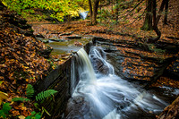 Lick Brook creek in fall