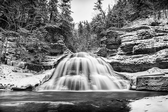 Treman State Park this afternoon.
