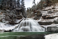 Treman State Park lower falls.