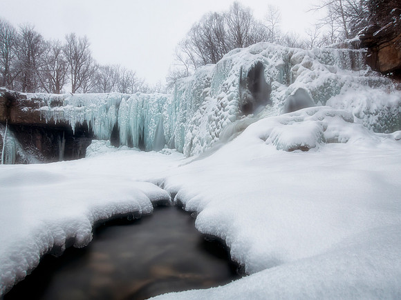 A dreamy Ludloville Falls in Lansing NY, just outside of Ithaca NY.