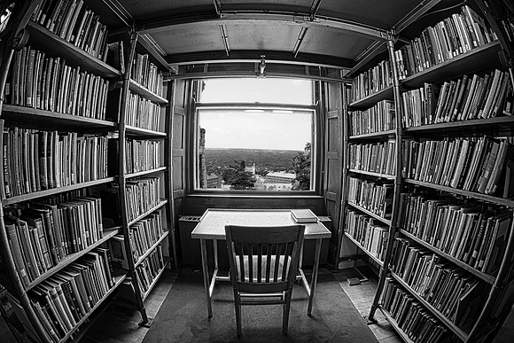 A.D. White Library study area.